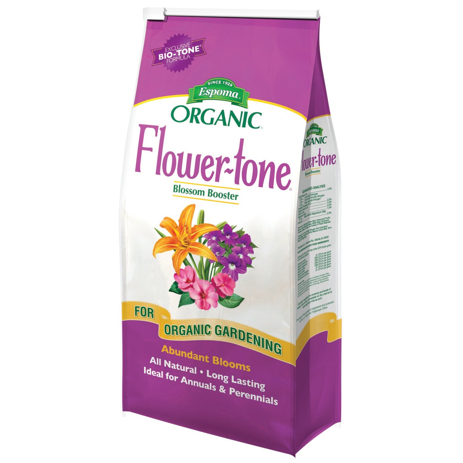 Espoma® Organic® Flower-Tone® 3-4-5 – Pike Nursery