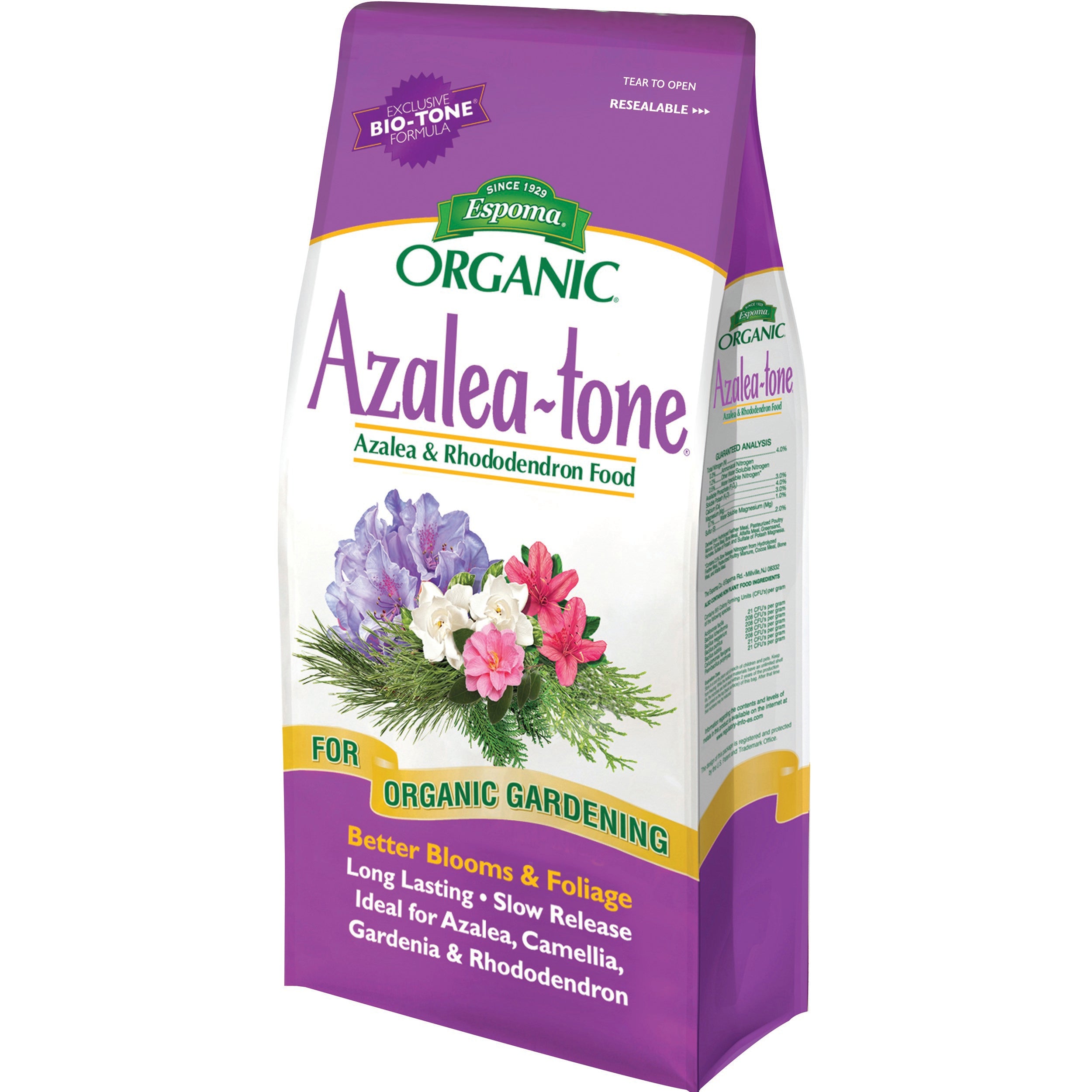 アマテラス&ツクヨミ　SP Espoma® Organic® Azalea-tone® 4-3-4 – Pike Nursery