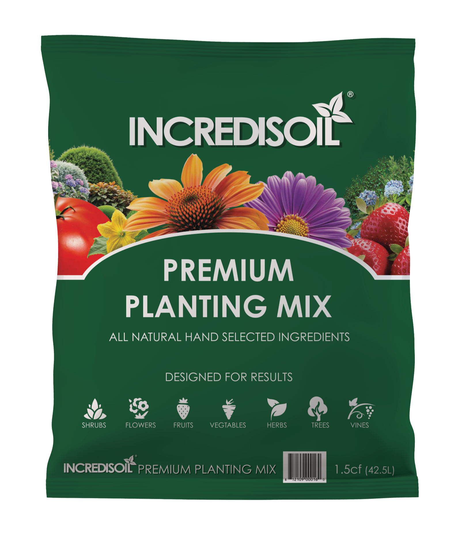all natural potting mix Incredisoil Premium Planting Mix