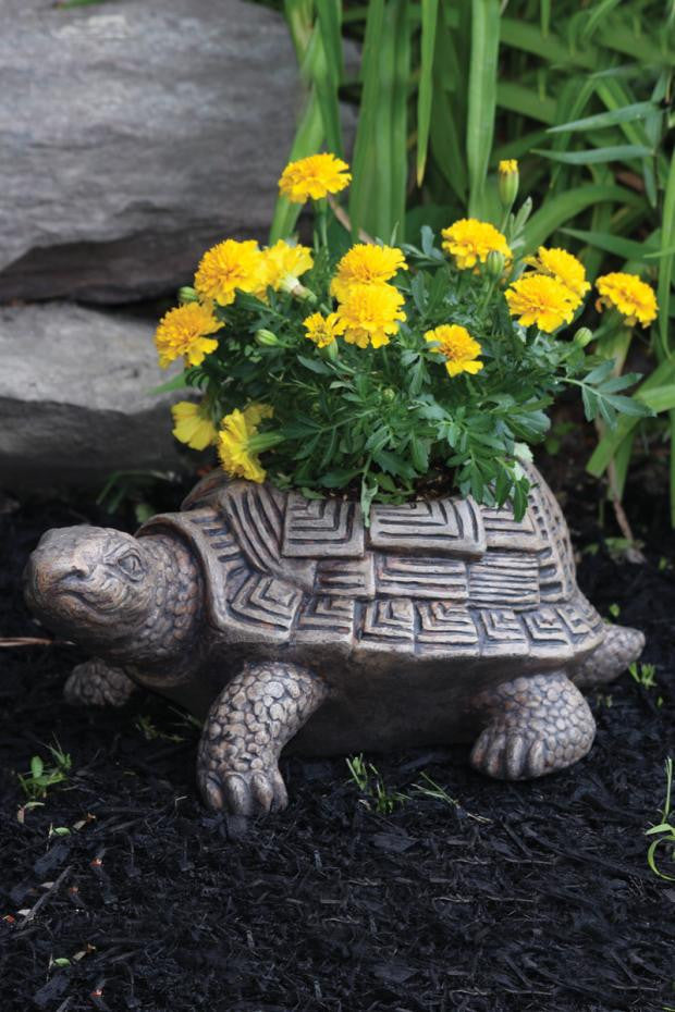 tortoise plant pot Patio Turtle Planter – Pike Nursery