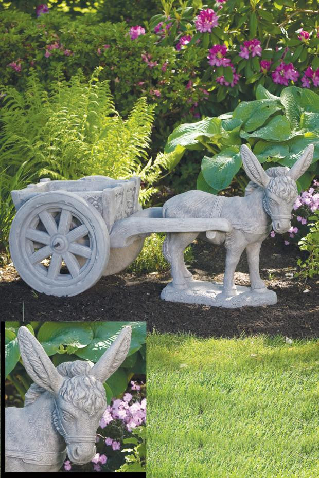 plastic donkey planter Donkey Cart Large – Pike Nursery