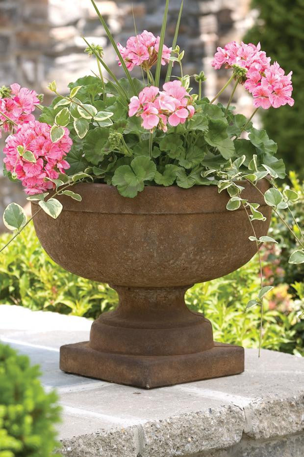 urn planter pots Planter Band Urn 15 inch