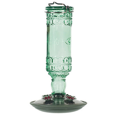 Green Antique Hummingbird Feeder