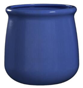 16 inch ceramic flower pots Glazed Ceramic Sack Planter Blue