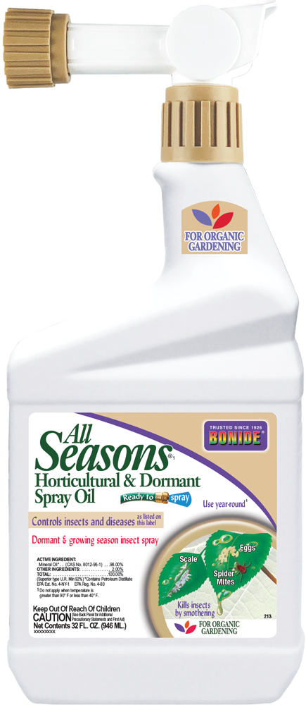 best organic spray for vegetable garden All Seasons® Horticultural Oil Ready-To-Spray