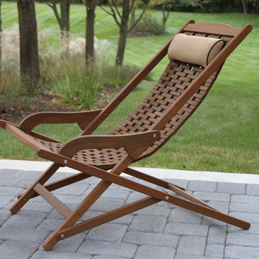 Eucalyptus Swing Lounger with Pillow