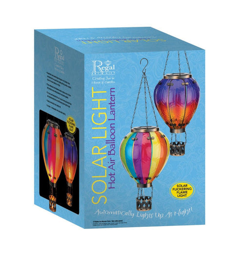 Hot Air Balloon Solar Lantern - Purple
