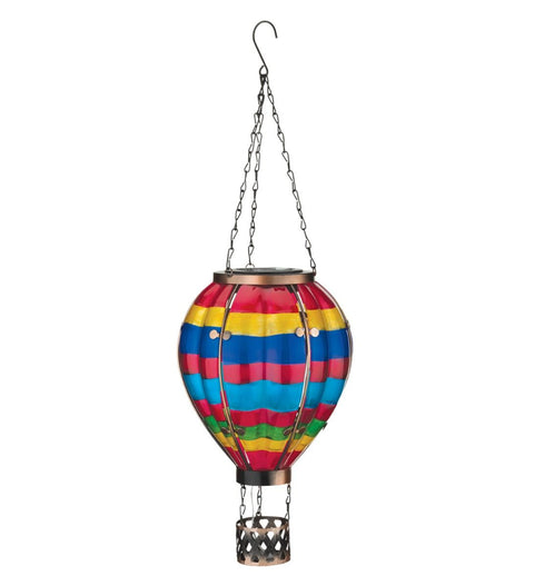 Hot Air Balloon Solar Lantern - Multi Stripe