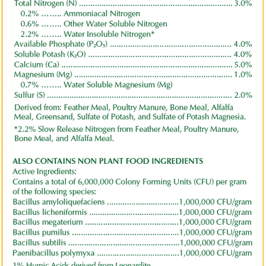 Espoma® Organic® Garden-tone® 3-4-4