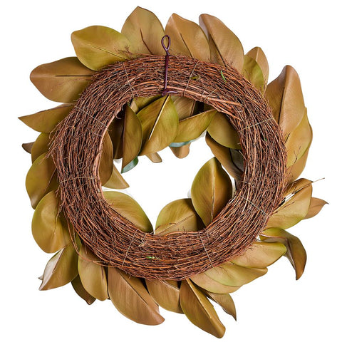 Magnolia Wreath – 26" (Artificial)