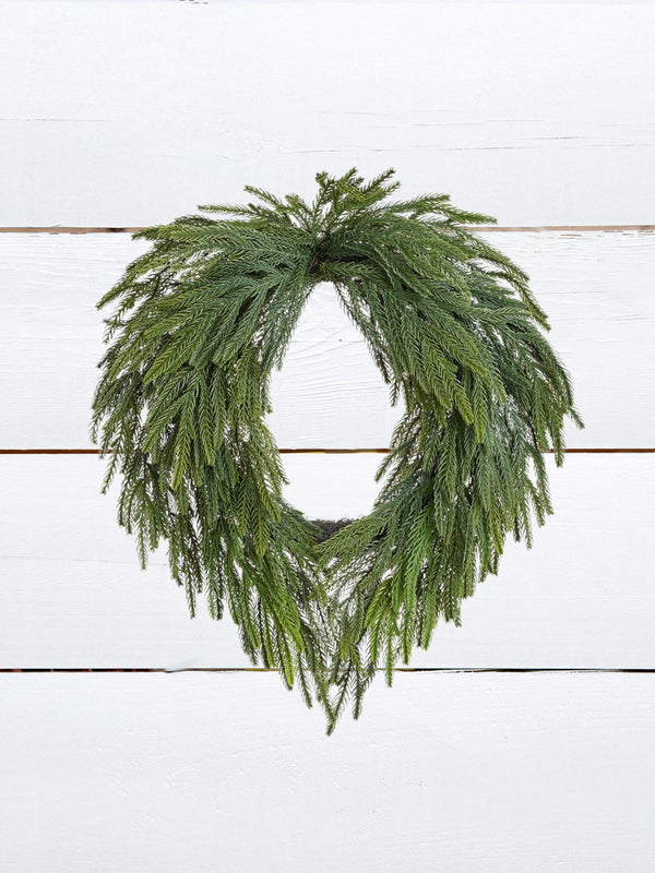 Willow Pine Swag Wreath – 24"