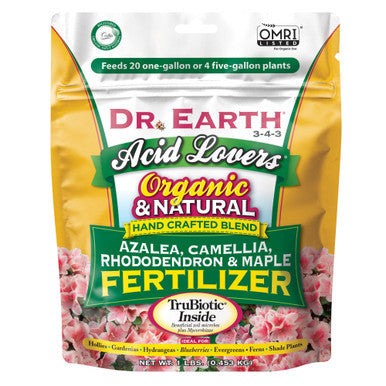 Dr. Earth Acid Lovers Azalea, Camelia, Rhododendron Fertilizer - 1 lb