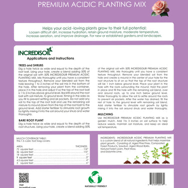 Incredisoil® Premium Acidic Planting Mix
