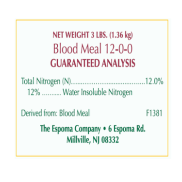 Espoma® Organic® Blood Meal 12-0-0