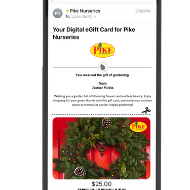Digital Holiday Welcome eGift Card