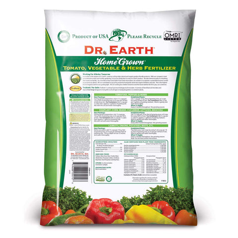 Dr. Earth Home Grown® Tomato, Vegetable & Herb Fertilizer  12lb  4-6-3