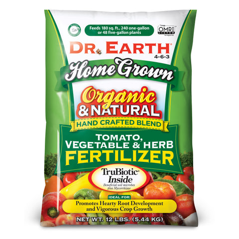 Dr. Earth Home Grown® Tomato, Vegetable & Herb Fertilizer  12lb  4-6-3