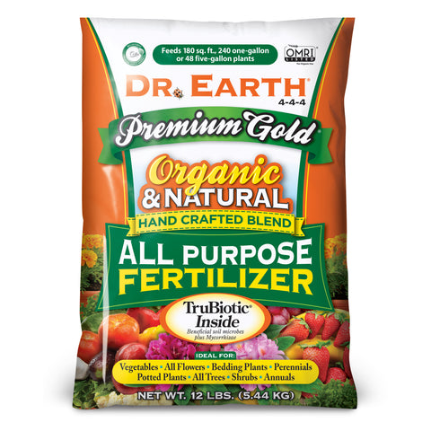 Dr. Earth Premium Gold® All Purpose Fertilizer  12lb  4-4-4