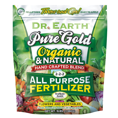 Dr. Earth Pure Gold® All Purpose Fertilizer - 3 lbs