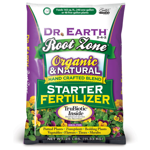 Dr. Earth Root Zone® Starter Fertilizer 25lb 2-4-2