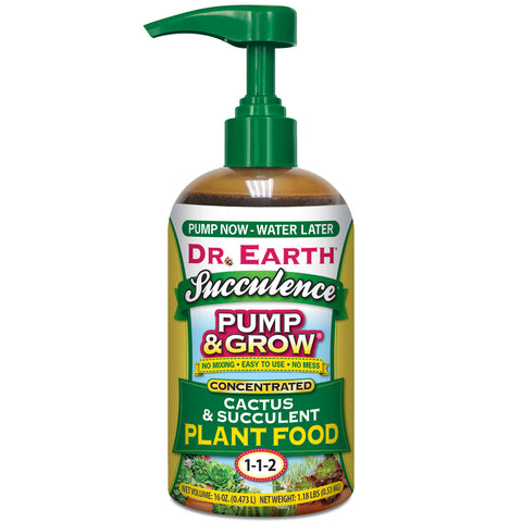 Dr. Earth Succulence® Cactus & Succulent Plant Food Liquid Fertilizer  16oz  1-1-2