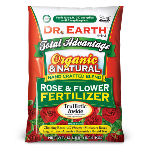 Dr. Earth Total Advantage® Rose & Flower Fertilizer  12lb  4-6-2