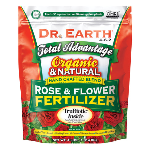 Dr. Earth Total Advantage® Rose & Flower Fertilizer  4lb  4-6-2