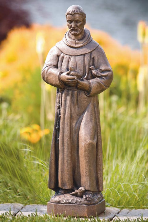 St. Francis with  Birds 26 inch