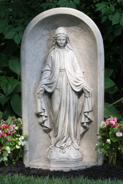 Blessed Mother & Grotto 30 inch