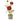 Faux 14.75" Orange Ranunculus In Clay Pot