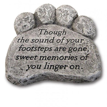 Stone Pawprint 10 inch