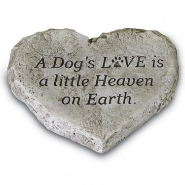 Stone A Dog's Love Is Heart