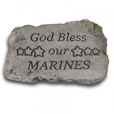 Stone God Bless Our Marines 10 inch