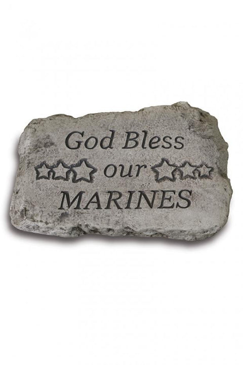 Stone God Bless Our Marines 10 inch