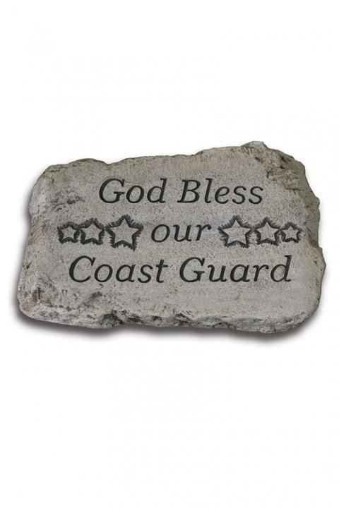 Stone God Bless Coast Guard 10 inch