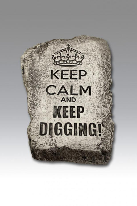 Stone Keep Calm And Keep 10 inch
