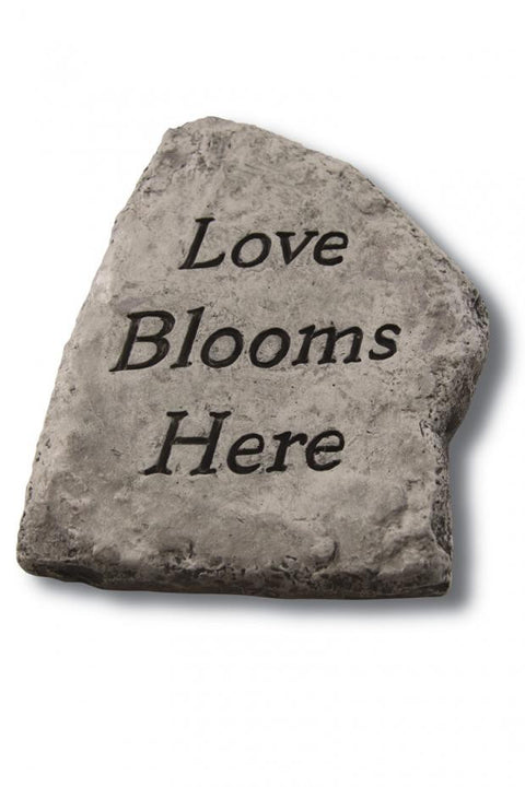 Stone Love Blooms Here 8 inch