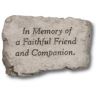 Stone In Memory Of A Faith 10 inch