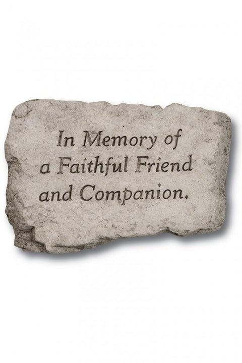 Stone In Memory Of A Faith 10 inch