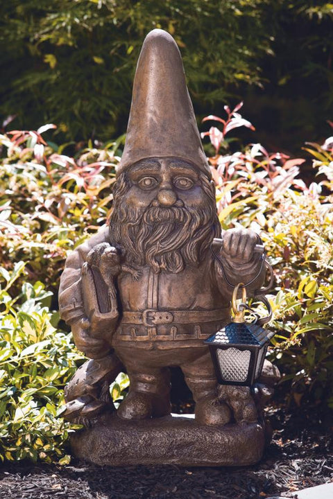 Lantern Gnome with Lantern Large 29 inch