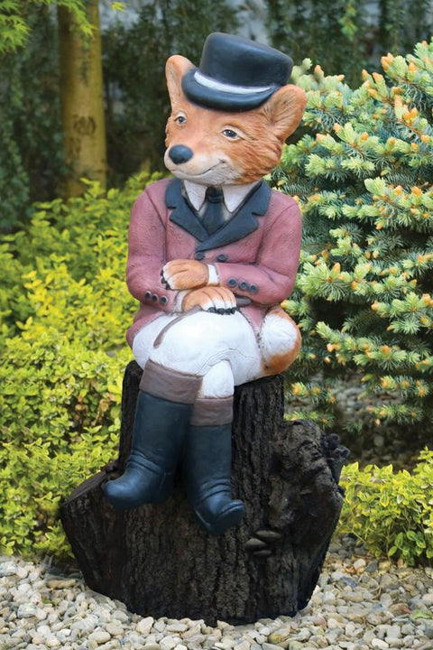 Sitting Hunter Boy Fox