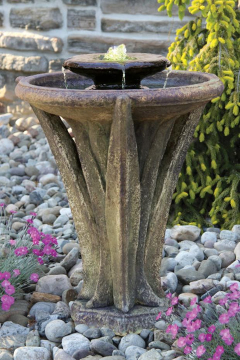 Two Tier Meadows Glowith Fountain 27 inch