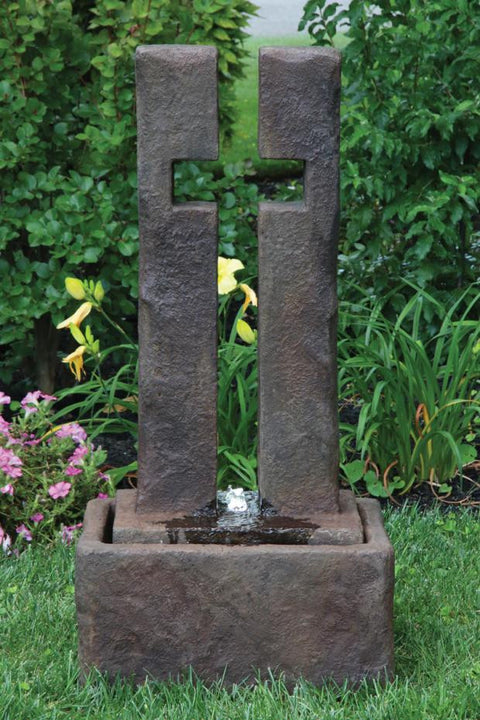 Open Works Cross Fountain 41 inch