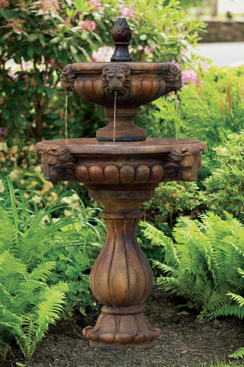 Classic Lion Head Fountain 60 inch