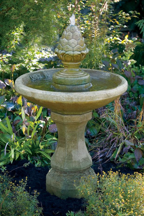 One Tier Roman Pinecone Fountain