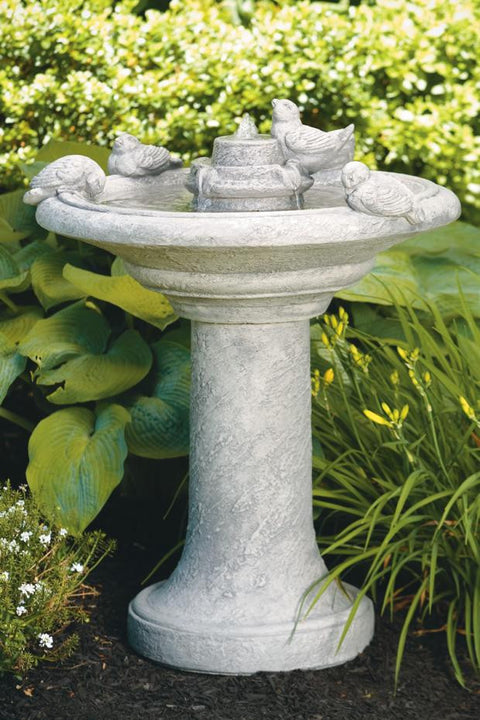 Birds Of A Feather Fountain 35 inch