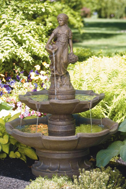 Two Tier Ldy Of The Arbor Fountain