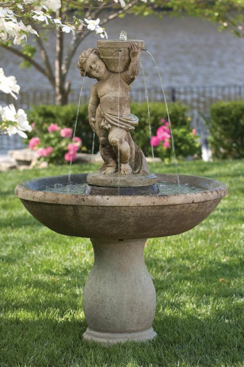 Classico Cherub Fountain 53 inch