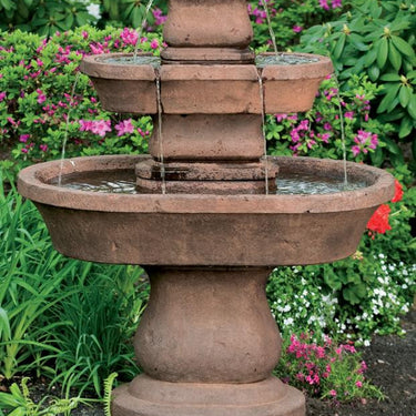 Two Tier Oval Assisi Fountain