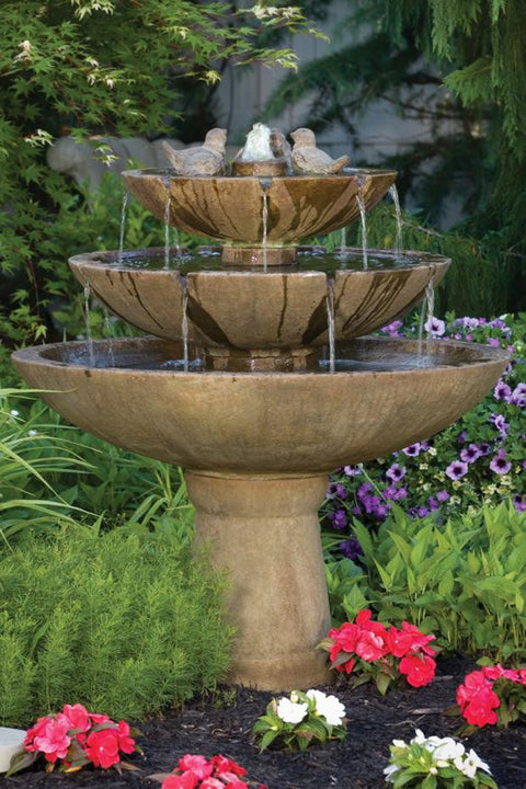 Tranquillity Spill Fountain With Birds 48 inch